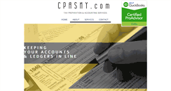 Desktop Screenshot of cpasny.com